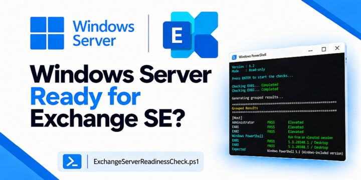 Exchange Server SE Readiness Check Before Installation